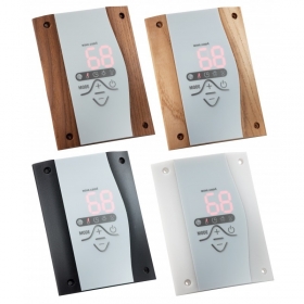 Ovládací panel řídící jednotky SENTIOTEC wave.com4 Touch, tmavé dřevo