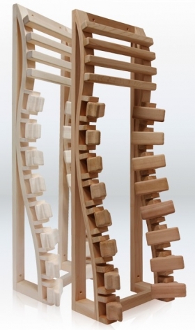 Ergonomická zádová opěrka pro infrazářič 500W, cedr